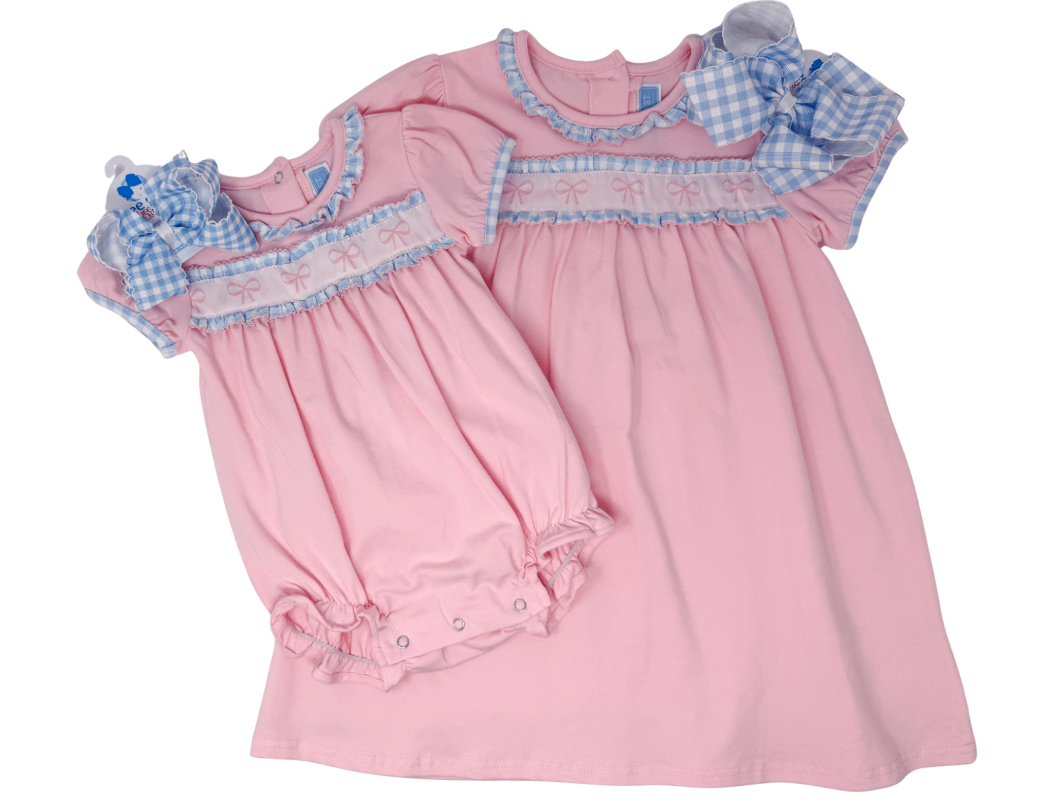 Pretty in Pink Bubble Girls Bubbles + Rompers Trotter Street Kids