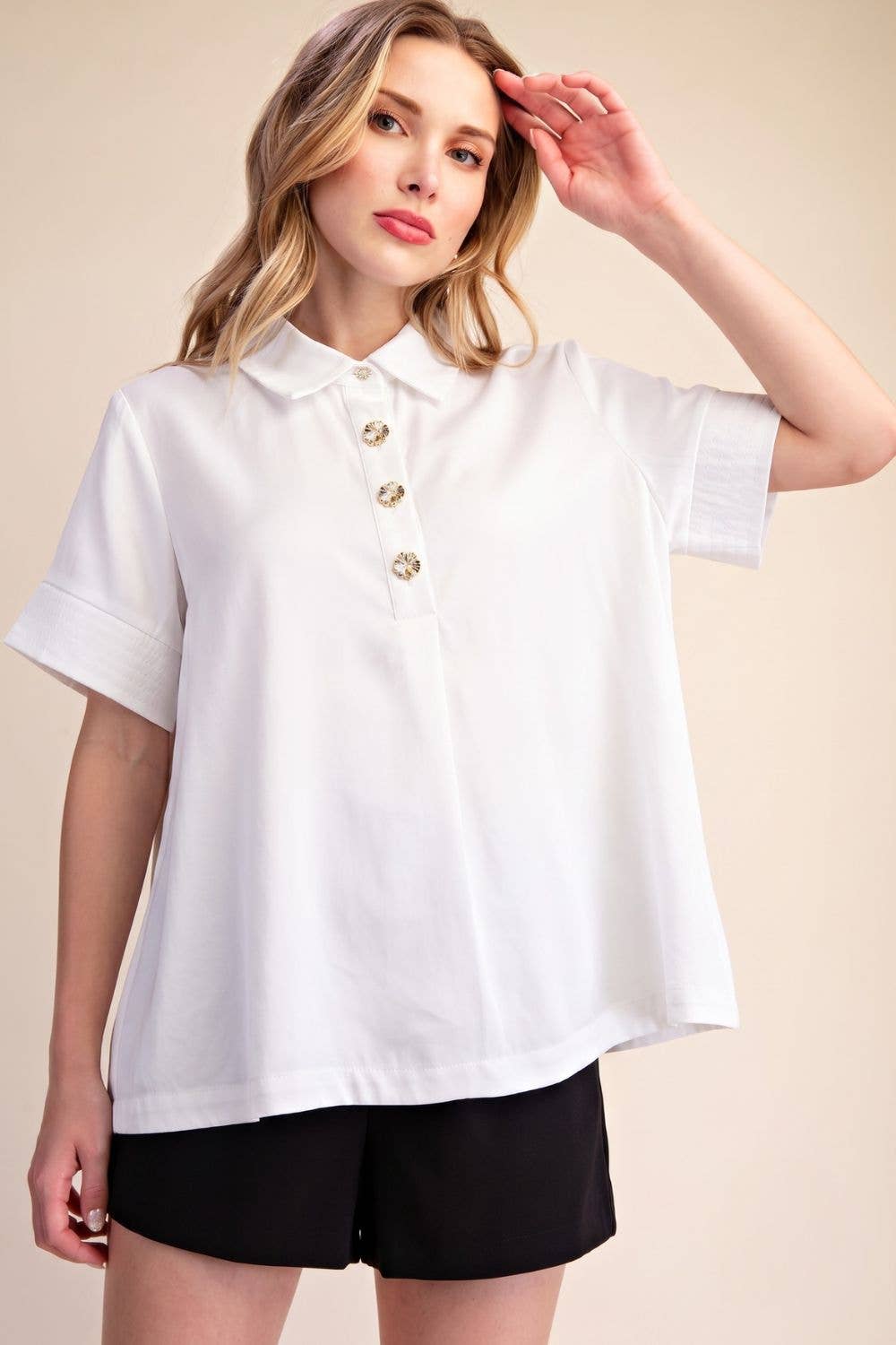 Prim & Proper Polo Top