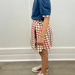 Proper Skort - School Grid Girls Skirts + Bloomers Finding Foxtale