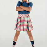 Prim Top - Classic Navy Girls Tops + Tees Finding Foxtale