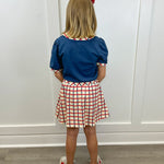 Proper Skort - School Grid Girls Skirts + Bloomers Finding Foxtale