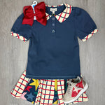 Proper Skort - School Grid Girls Skirts + Bloomers Finding Foxtale