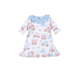 Princess & Castles Floral Pima Doll Dress Kids Pajamas Baby Loren