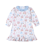 Princess & Castles Floral Pima Dress Kids Pajamas Baby Loren