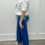 Brooke Hugging Palazzo Marine Jeans - Calypso Blue Jeans Tribal