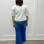 Brooke Hugging Palazzo Marine Jeans - Calypso Blue Jeans Tribal