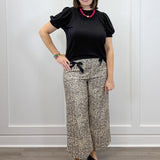 Puff Sleeve Tee - Black - Sugar Babies Children's Boutique/Meg's Shoppe