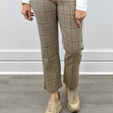 Pull On Ankle Pant - Ice Latte Pants Tribal