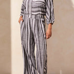 Pull On Flowy Wide Leg Pant - Black Pants Tribal