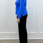 Pull On Pant w/ Pockets & Drawcord - Black Pants Tribal