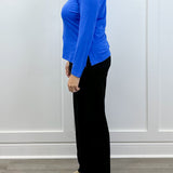 Pull On Pant w/ Pockets & Drawcord - Black Pants Tribal