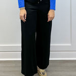 Pull On Pant w/ Pockets & Drawcord - Black Pants Tribal