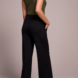 Pull On Pant w/ Pockets & Drawcord - Black Pants Tribal