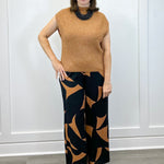 Pull On Pant w/ Smocked Back - Bran - Sugar Babies Children's Boutique/Meg's Shoppe