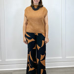Pull On Pant w/ Smocked Back - Bran - Sugar Babies Children's Boutique/Meg's Shoppe