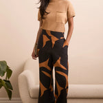 Pull On Pant w/ Smocked Back - Bran - Sugar Babies Children's Boutique/Meg's Shoppe