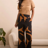 Pull On Pant w/ Smocked Back - Bran - Sugar Babies Children's Boutique/Meg's Shoppe