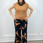 Pull On Pant w/ Smocked Back - Bran - Sugar Babies Children's Boutique/Meg's Shoppe