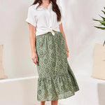 Pull On Skirt - Moss Skirts Tribal