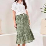 Pull On Skirt - Moss Skirts Tribal
