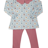 Pumpkin & Coquettes Pima Scallop Collar Set Girls Sets Baby Loren