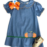 Pumpkin Patch Dress Girls Play Dresses Three Sisters