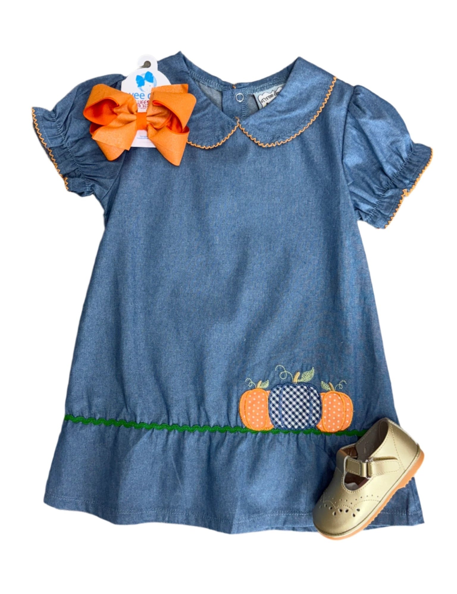 Pumpkin Patch Dress Girls Play Dresses Three Sisters