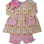 Pumpkin Patch Ruffle Bloomer Set Girls Sets Trotter Street Kids