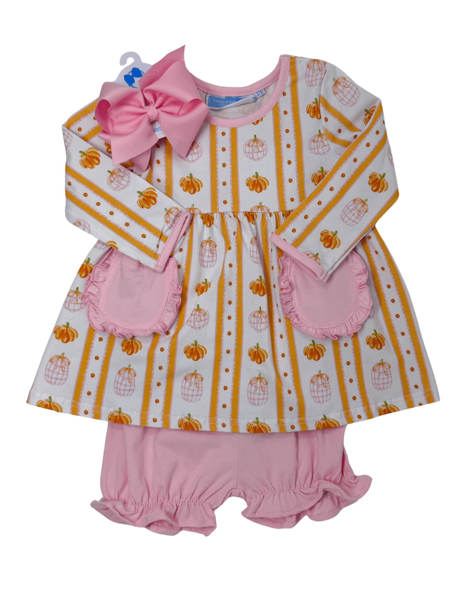 Pumpkin Patch Ruffle Bloomer Set Girls Sets Trotter Street Kids