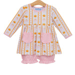 Pumpkin Patch Ruffle Bloomer Set Girls Sets Trotter Street Kids