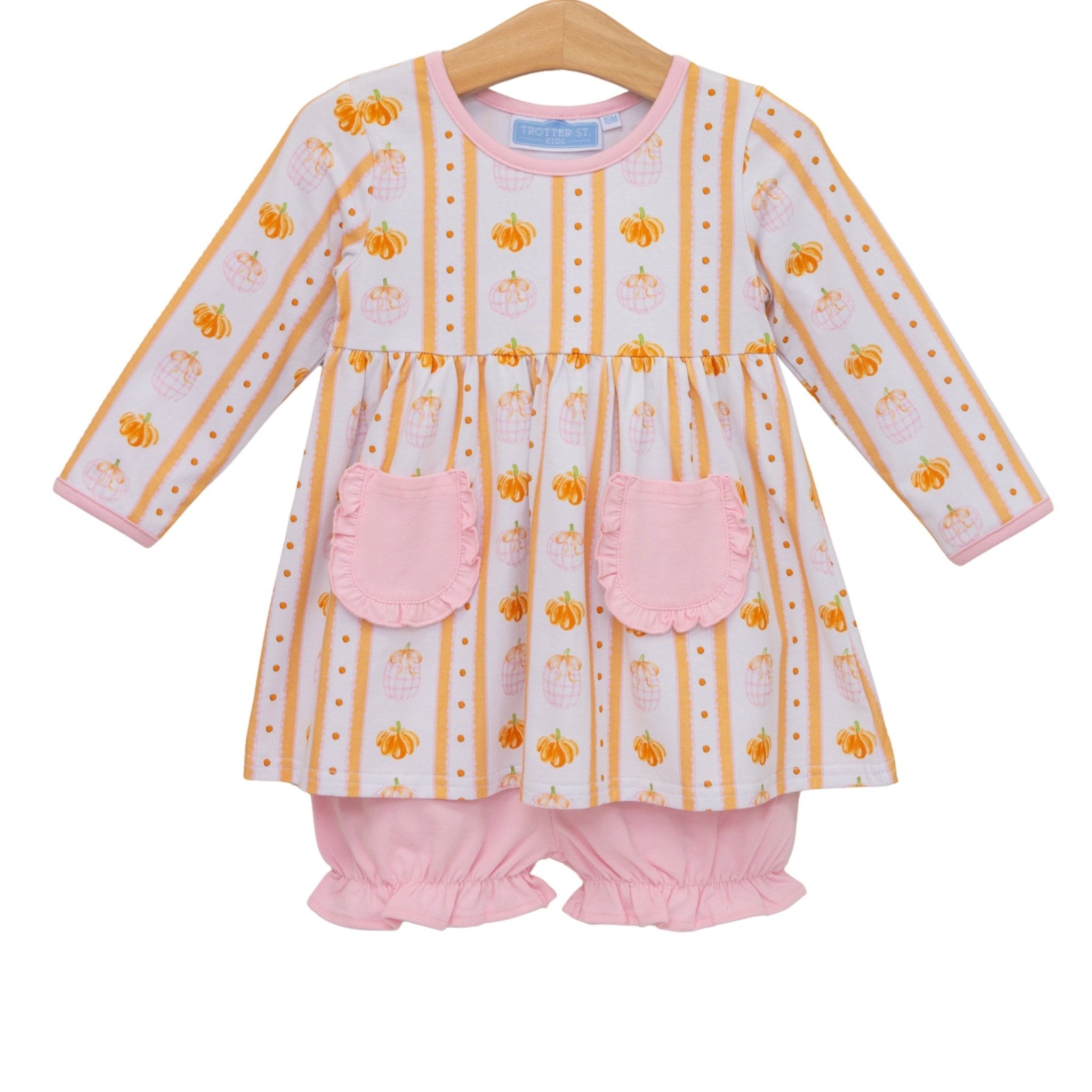 Pumpkin Patch Ruffle Bloomer Set Girls Sets Trotter Street Kids