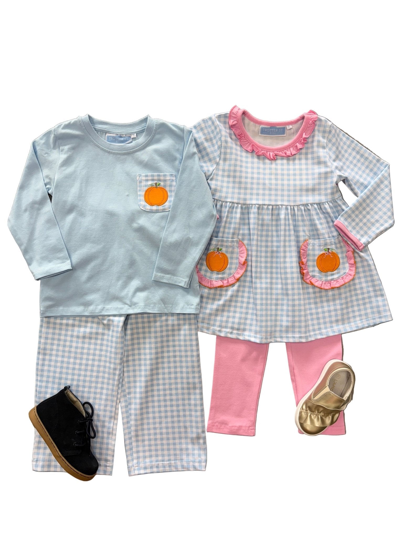 Boys Pumpkin Pant Set Boys Sets Trotter Street Kids