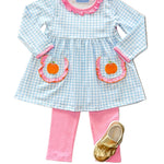 Pumpkin Ruffle Pant Set Girls Sets Trotter Street Kids
