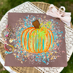 Pumpkin Splatter Fall Shirt Tops Southern Backroad Tees LLC