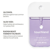 Pure Lavender Power Mist Hydrating Hand Sanitizer Self-Care Touchland