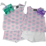 Purple Floral Tie Set Girls Sets True