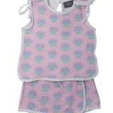 Purple Floral Tie Set Girls Sets True