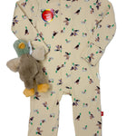 Quack Me Up Organic Cotton Coverall Baby Sleepwear Magnetic Me