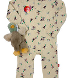 Quack Me Up Organic Cotton Coverall Baby Sleepwear Magnetic Me