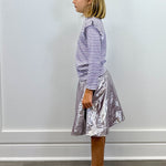 Quilted Moto Jacket - Silver Girls Outerwear Bisby