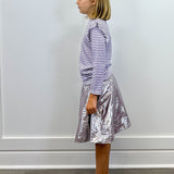 Quilted Moto Jacket - Silver Girls Outerwear Bisby