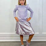 Quilted Moto Jacket - Silver Girls Outerwear Bisby