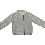 Quilted Moto Jacket - Silver Girls Outerwear Bisby
