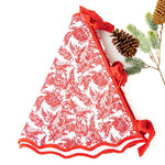 Quilted Tree Skirt - Nutcracker Toile Seasonal 8 Oak Lane