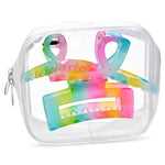 Rainbow Clips in Reusable Pouch Kids Hair Accessories IScream