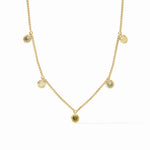 Rainbow Delicate Charm Necklace - Shades of Jade Necklaces Julie Vos