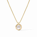 Rainbow Delicate Necklace - Iridescent Clear Crystal Necklaces Julie Vos