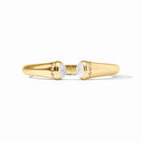 Rainbow Demi Cuff - Iridescent Clear Crystal Bracelets Julie Vos