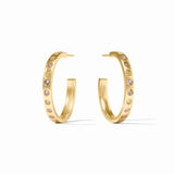 Rainbow Hoop - Champagne Radiance - Medium Earrings Julie Vos