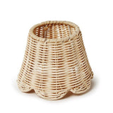 Rattan Lamp Shade w/ Scalloped Edge Home Decor Two's Company